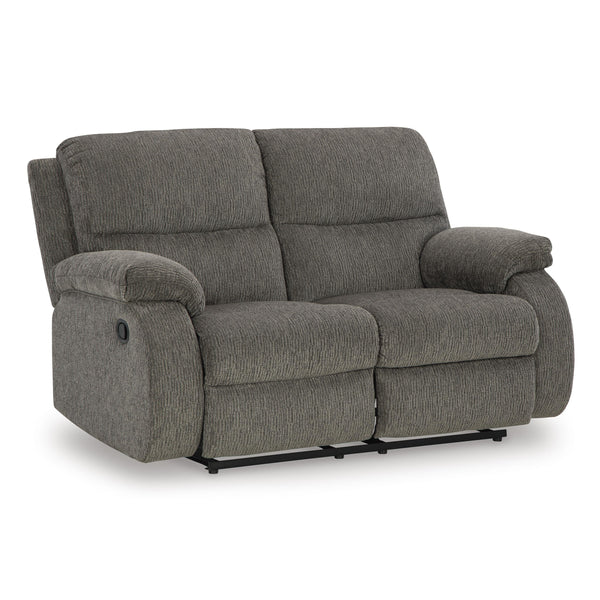 Signature Design by Ashley Scranto Reclining Fabric Loveseat 6650286 IMAGE 1