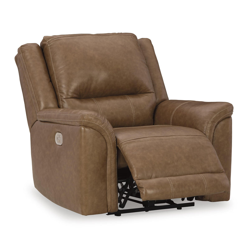 Signature Design by Ashley Trasimeno Power Leather Match Recliner U8281513 IMAGE 2