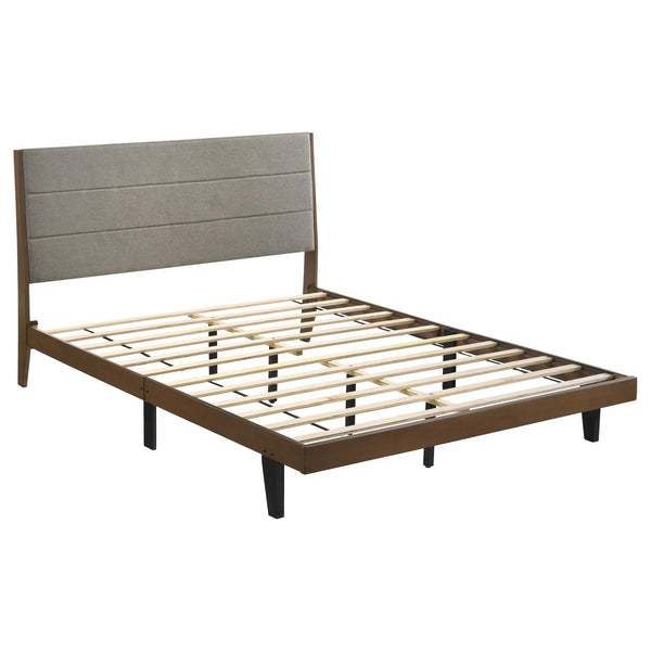 Coaster Furniture Mays King Upholstered Platform Bed 215961KE IMAGE 1