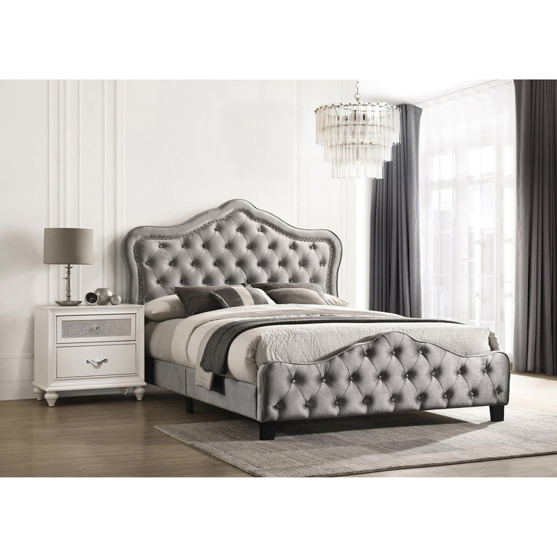 Coaster Furniture Bella King Upholstered Panel Bed 315871KE IMAGE 2