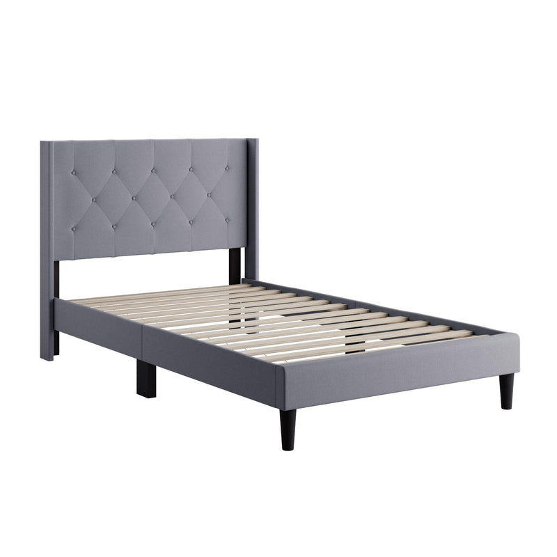 Weekender Drake Twin Upholstered Platform Bed WKXC0007UBDTTST IMAGE 1