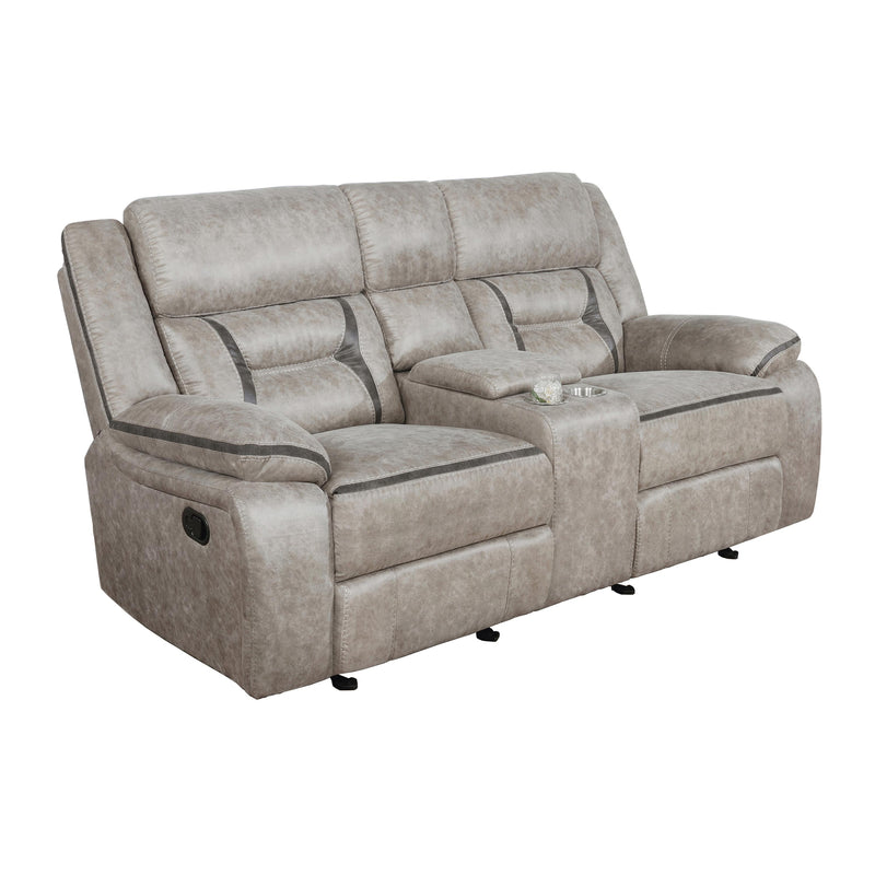 Coaster Furniture Greer Reclining Leatherette Loveseat 651352 IMAGE 1