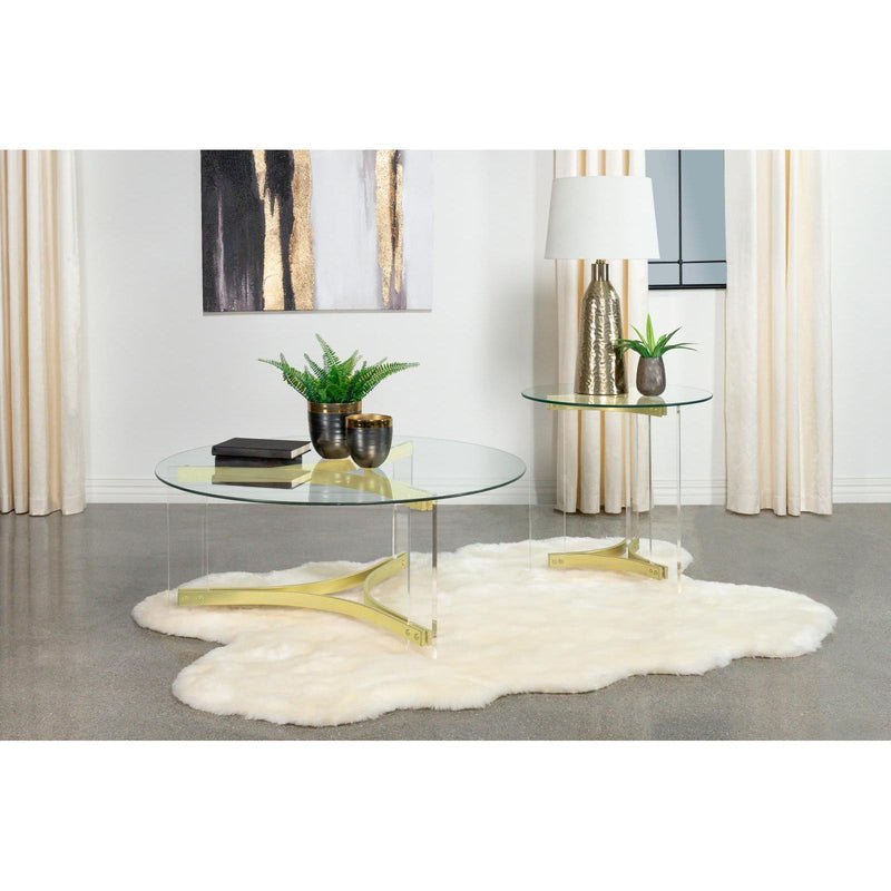 Coaster Furniture Janessa Coffee Table 710068 IMAGE 2