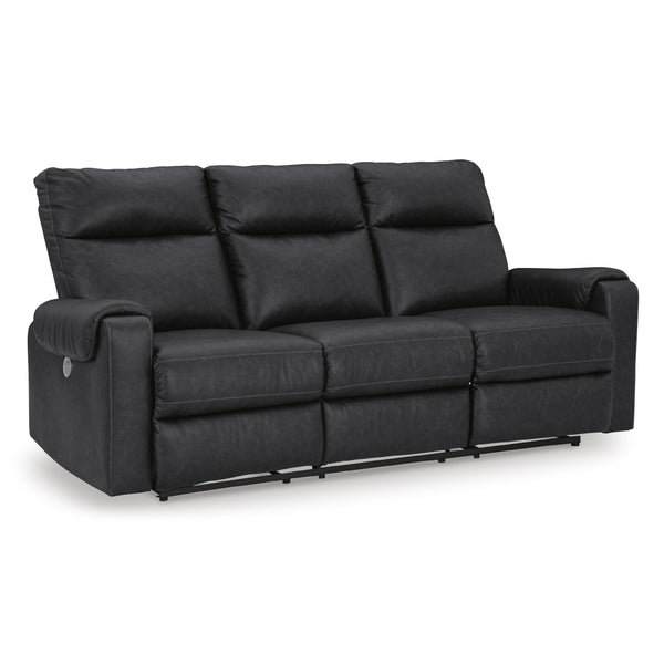 Signature Design by Ashley Axtellton Power Reclining Leather Look Sofa 3410587 IMAGE 1