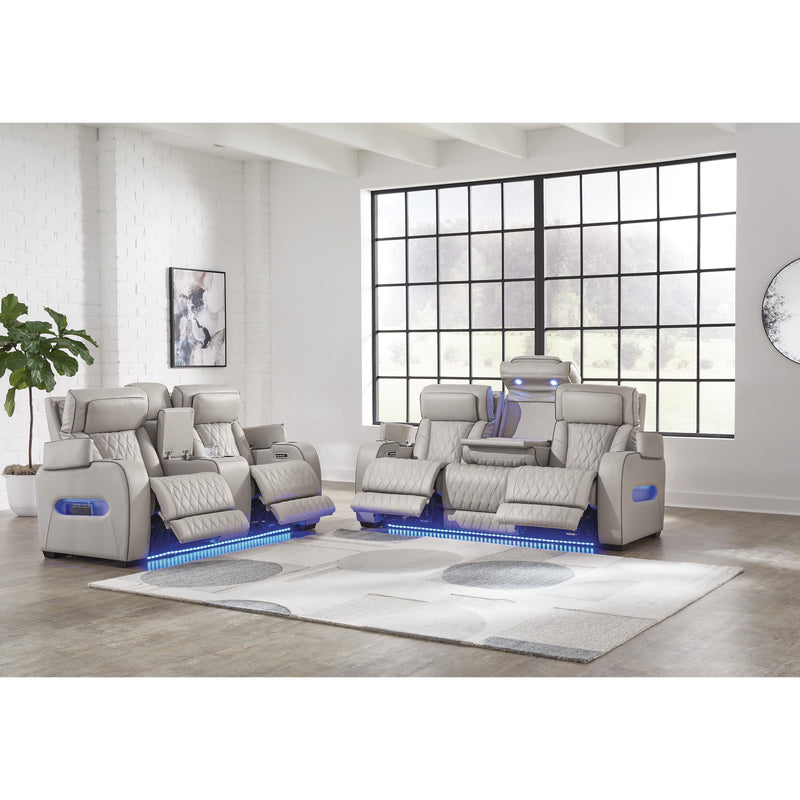 Signature Design by Ashley Boyington Power Reclining Leather Match Sofa U2710515 IMAGE 16