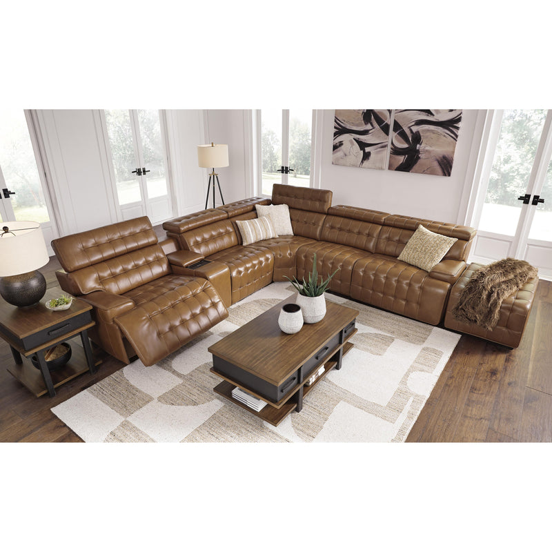 Signature Design by Ashley Temmpton Leather Match Ottoman U9270808 IMAGE 4