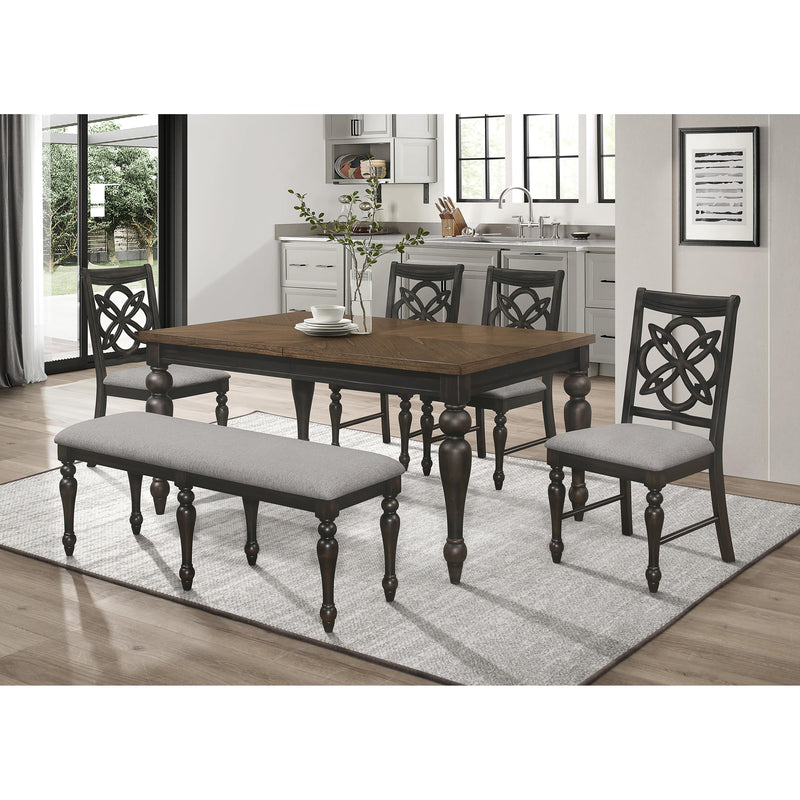 Crown Mark Hilara Dining Table with Trestle Base 2134T-4280 IMAGE 6