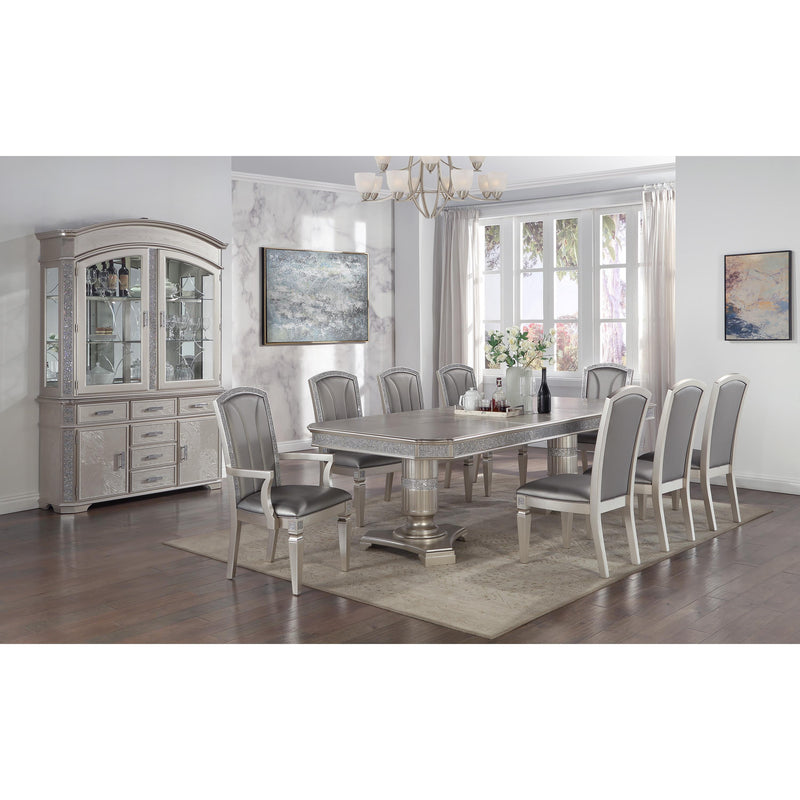 Crown Mark Klina Dining Table with Pedestal Base 2200T-44108-LEG/2200T-44108-TOP IMAGE 2