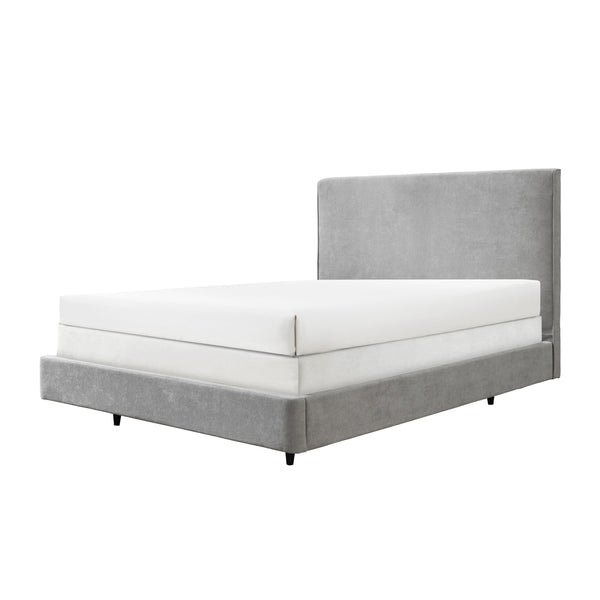 Crown Mark Nirvana Queen Upholstered Panel Bed 5095-Q-HB/5095-Q-FB/5095-KQ-RAIL IMAGE 1