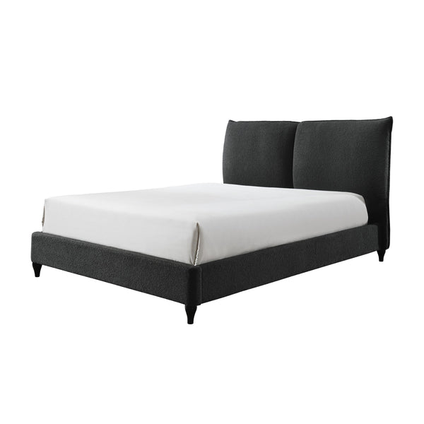 Crown Mark Jenn Queen Upholstered Panel Bed 5106CL-Q-HBFB/5106CL-KQ-RAIL/5106-Q-DECK IMAGE 1