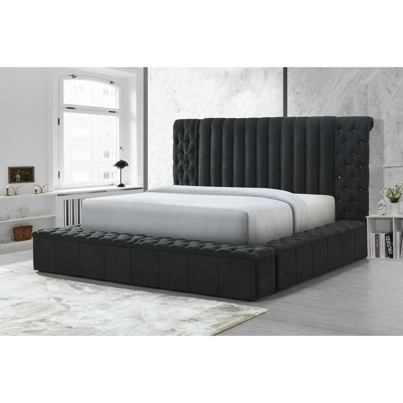 Crown Mark Danbury King Upholstered Platform Bed with Storage 5201CL-K-FB/5201CL-K-HB/5201CL-KQ-HBPL/5201CL-KQ-RL-L/5201CL-KQ-RL-R IMAGE 7