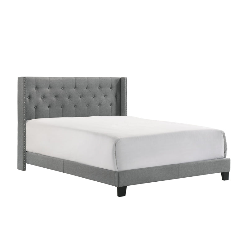 Crown Mark Makayla Queen Upholstered Panel Bed 5267GY-Q IMAGE 1