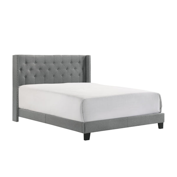 Crown Mark Makayla Full Upholstered Panel Bed 5267GY-F IMAGE 1
