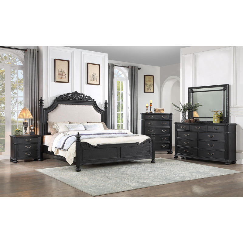 Crown Mark Kingsbury King Poster Bed B1130-K-FB/B1130-K-HB/B1130-KQ-RAIL IMAGE 2