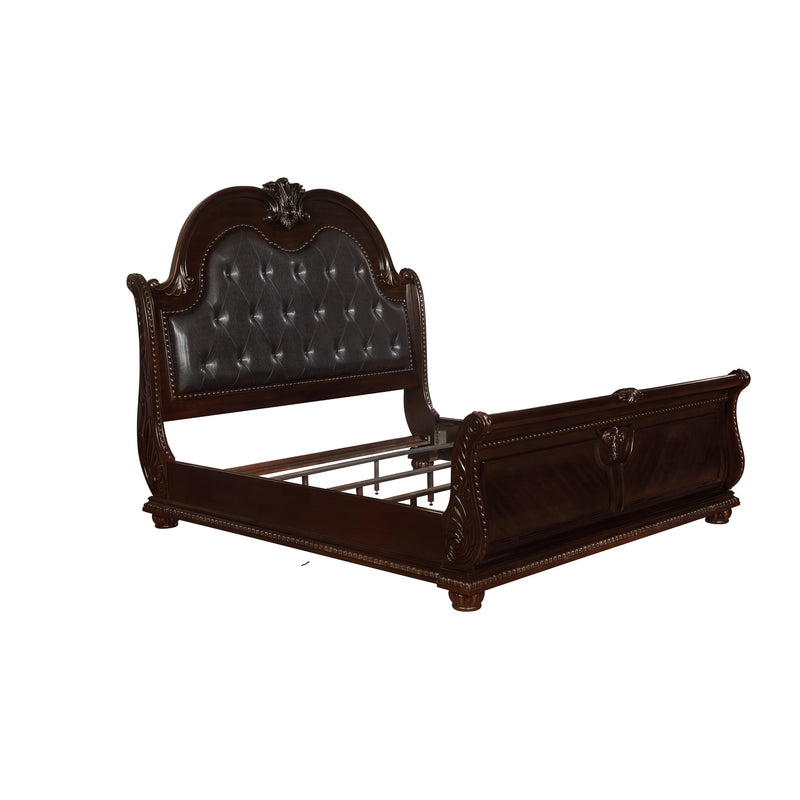 Crown Mark Stanley King Sleigh Bed B1600B-K-FB/B1600B-K-HB/B1600B-KQ-HBLEG/B1600B-KQ-RAIL IMAGE 3