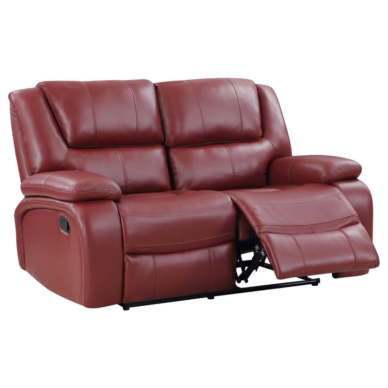 Coaster Furniture Camila Reclining Leatherette Loveseat 610242 IMAGE 3