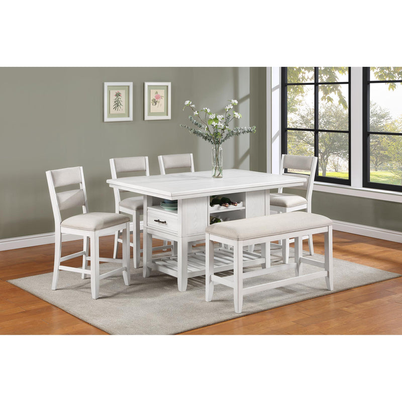 Crown Mark Wendy Counter Height Dining Table 2717T-4060-BASE/2717T-4060-TOP IMAGE 2