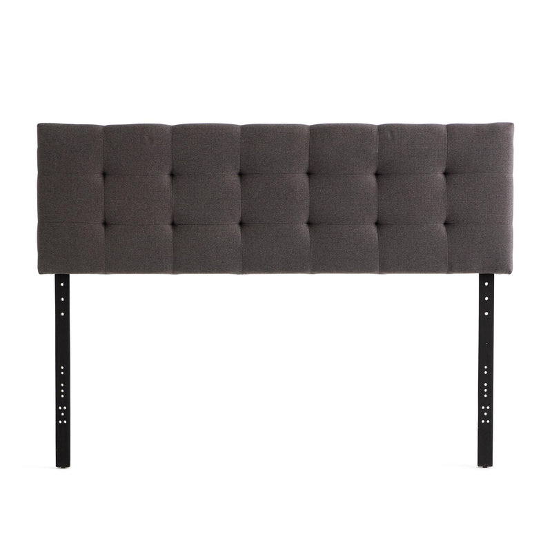 Weekender Davis Upholstered Headboard - Charcoal (King) IMAGE 1