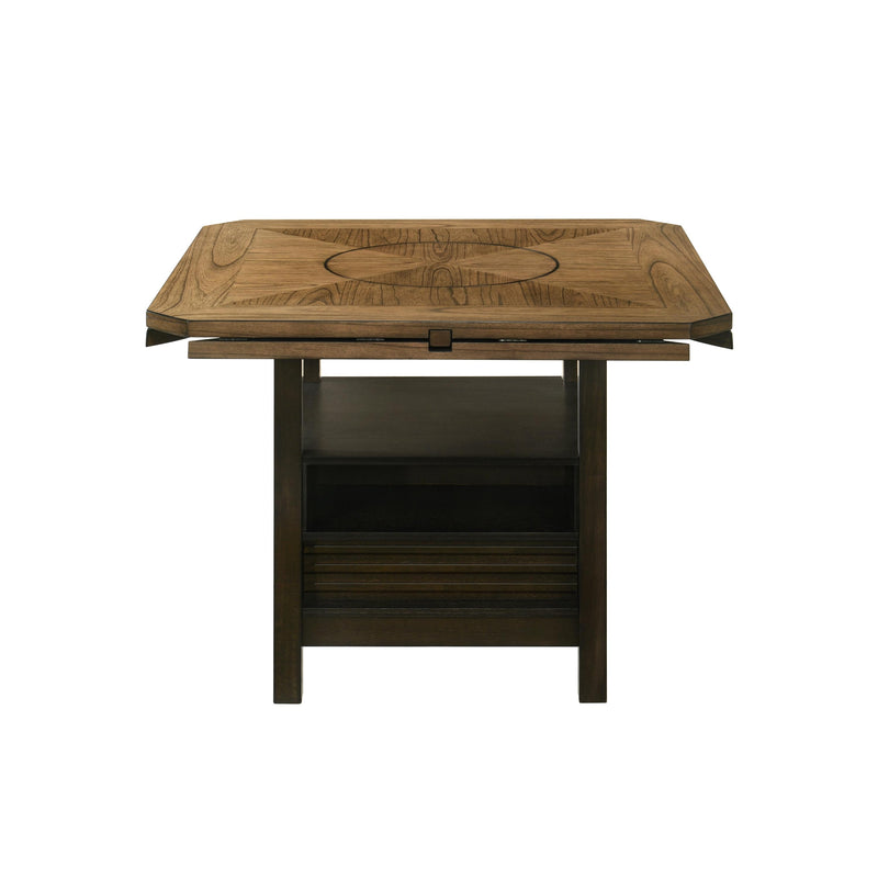 Crown Mark Round Oakly Counter Height Dining Table 2848T-6060-LEG/2848T-6060-TOP IMAGE 2