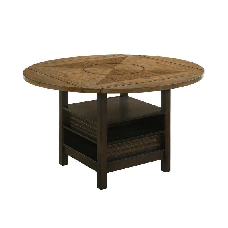Crown Mark Round Oakly Counter Height Dining Table 2848T-6060-LEG/2848T-6060-TOP IMAGE 3