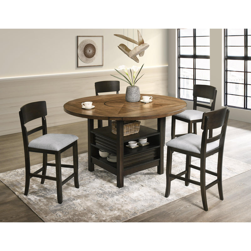 Crown Mark Round Oakly Counter Height Dining Table 2848T-6060-LEG/2848T-6060-TOP IMAGE 8