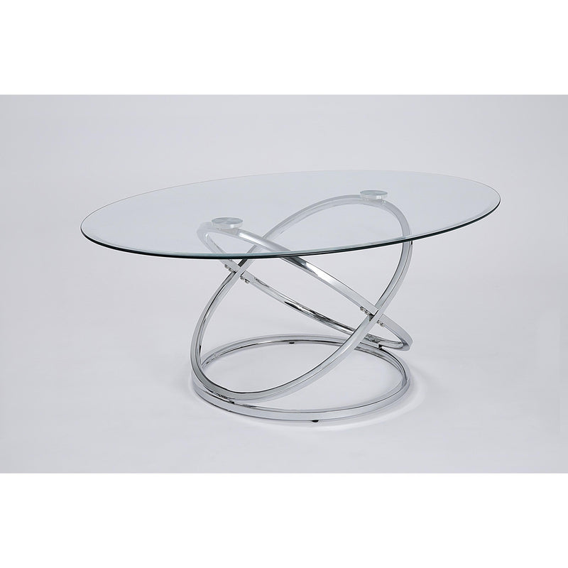 Crown Mark Aura Occasional Table Set 3274-BASE/3274-GL IMAGE 2