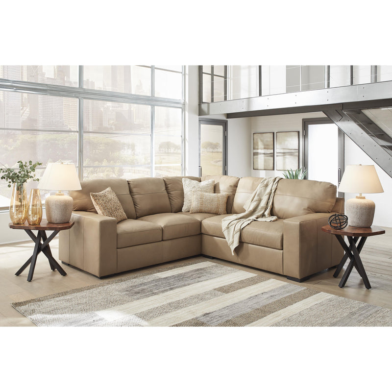 Signature Design by Ashley Bandon Leather Match 2 pc Sectional 3800648/3800656 IMAGE 2