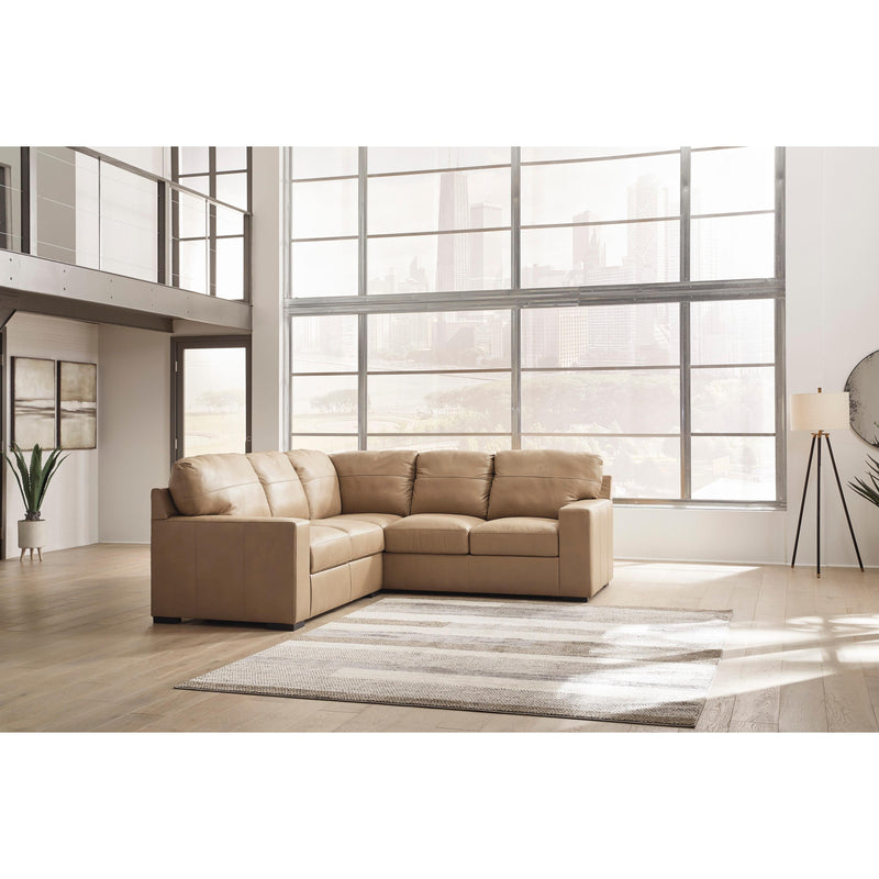 Signature Design by Ashley Bandon Leather Look 2 pc Sectional 3800655/3800649 IMAGE 3