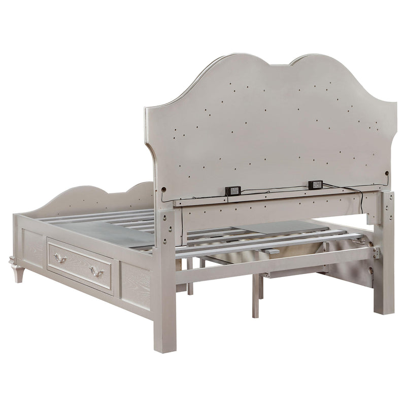 Coaster Furniture Evangeline King Upholstered Panel Bed with Storage 223390KE IMAGE 5