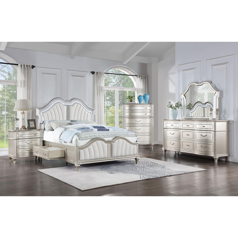 Coaster Furniture Evangeline King Upholstered Panel Bed with Storage 223390KE IMAGE 7