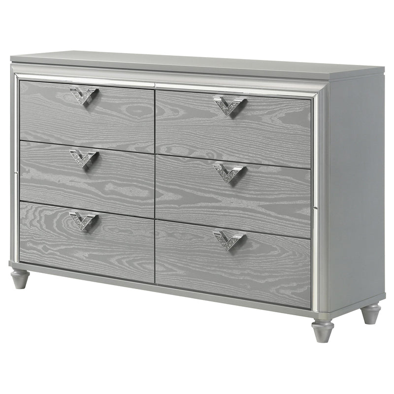 Coaster Furniture Veronica 6-Drawer Dresser 224723 IMAGE 4