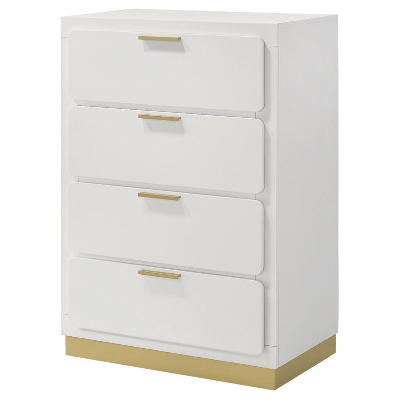Coaster Furniture Caraway 4-Drawer Chest 224775 IMAGE 4