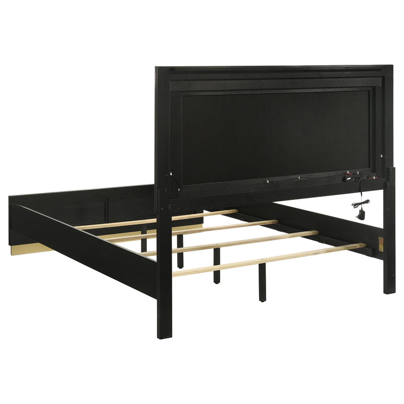 Coaster Furniture Caraway King Upholstered Panel Bed 224781KE IMAGE 3