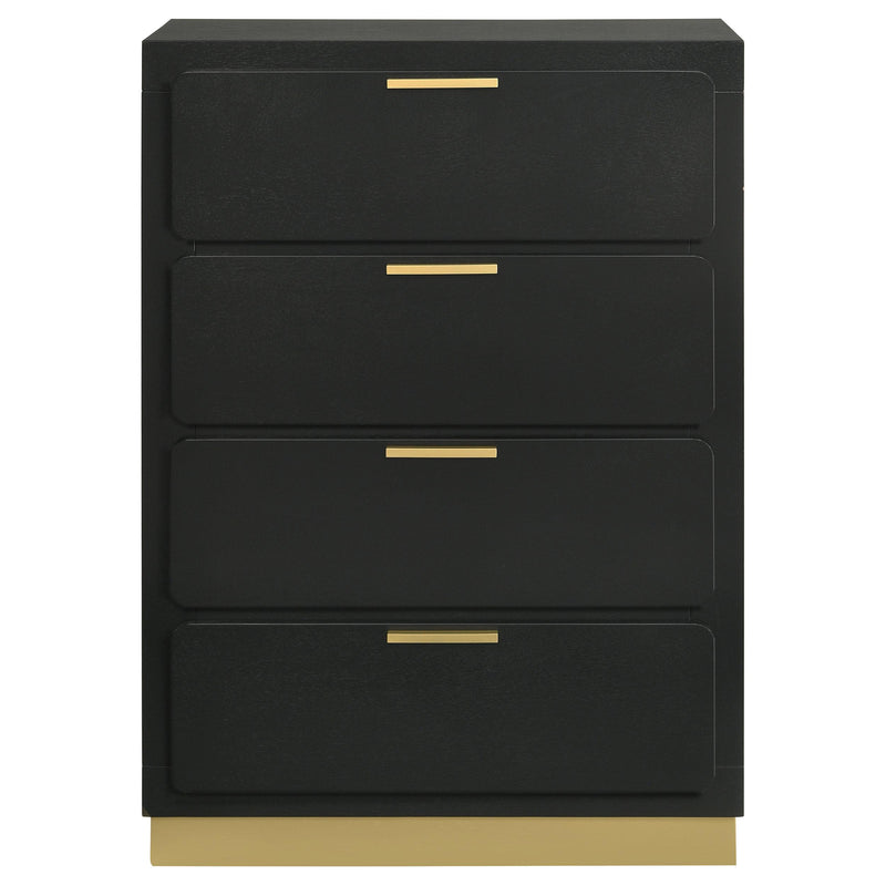 Coaster Furniture Caraway 4-Drawer Chest 224785 IMAGE 3