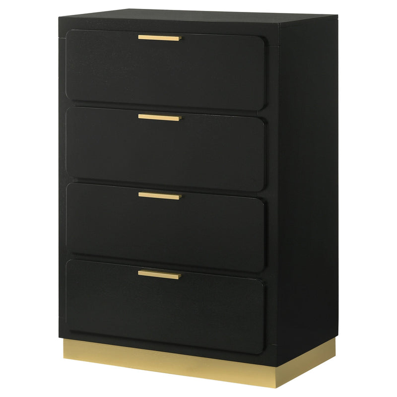 Coaster Furniture Caraway 4-Drawer Chest 224785 IMAGE 4