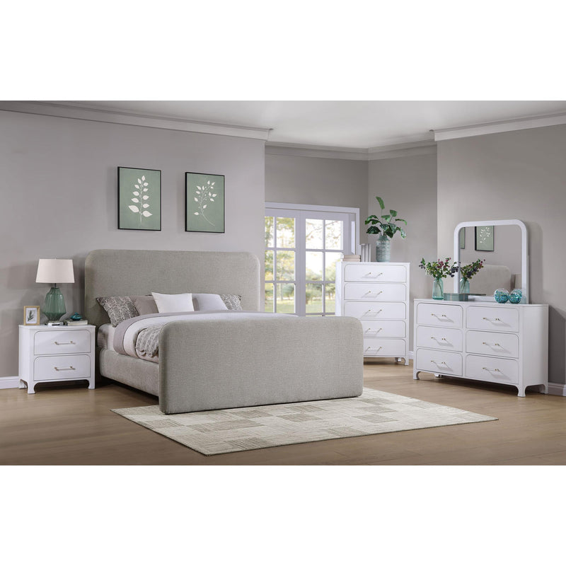Coaster Furniture Wren Queen Upholstered Platform Bed 302052Q IMAGE 5