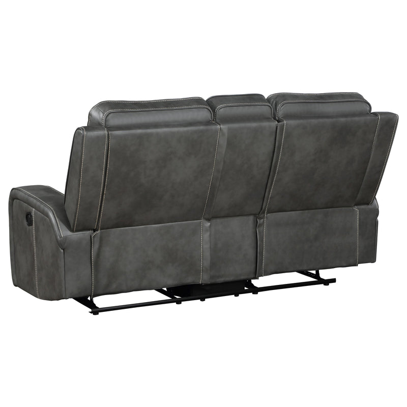 Coaster Furniture Raelynn Reclining Leatherette Loveseat 603192 IMAGE 5