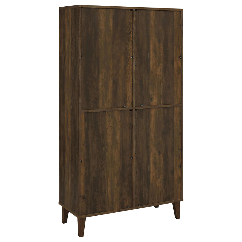 Coaster Furniture Elouise 950335 4-Door Engineered Wood Tall Accent Cabinet - Dark Pine IMAGE 6