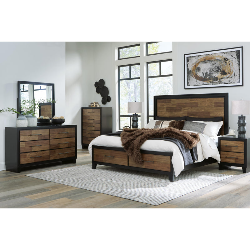 Signature Design by Ashley Kraeburn Queen Panel Bed with Storage B496-57/B496-54S/B496-197 IMAGE 12