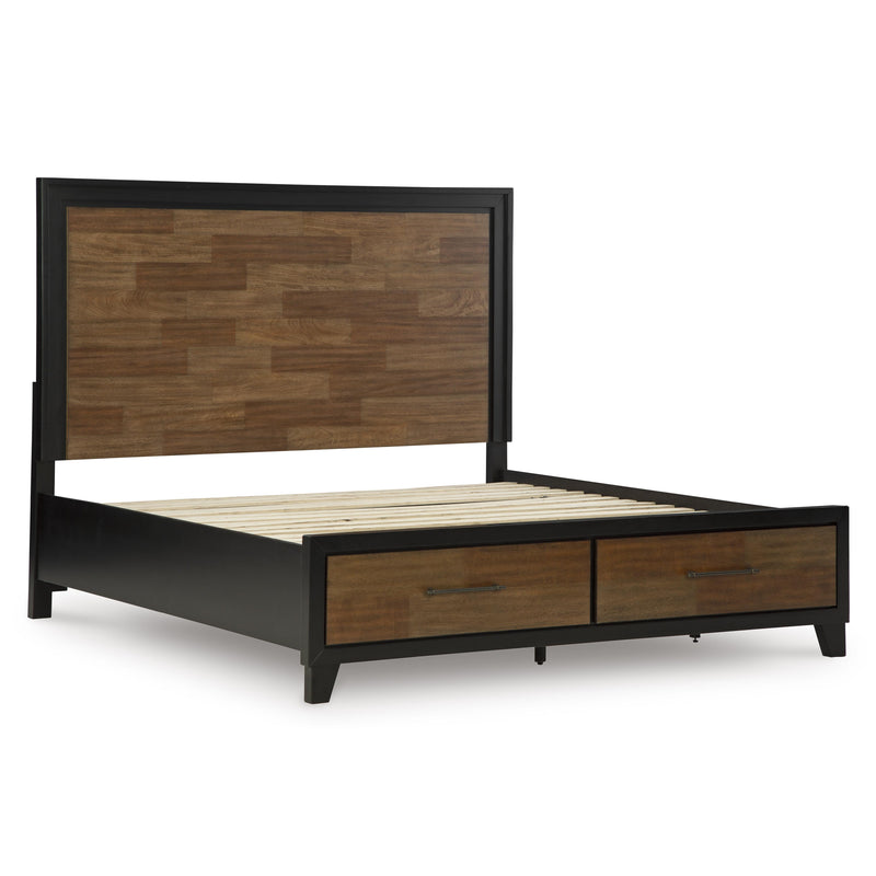 Signature Design by Ashley Kraeburn Queen Panel Bed with Storage B496-57/B496-54S/B496-197 IMAGE 5