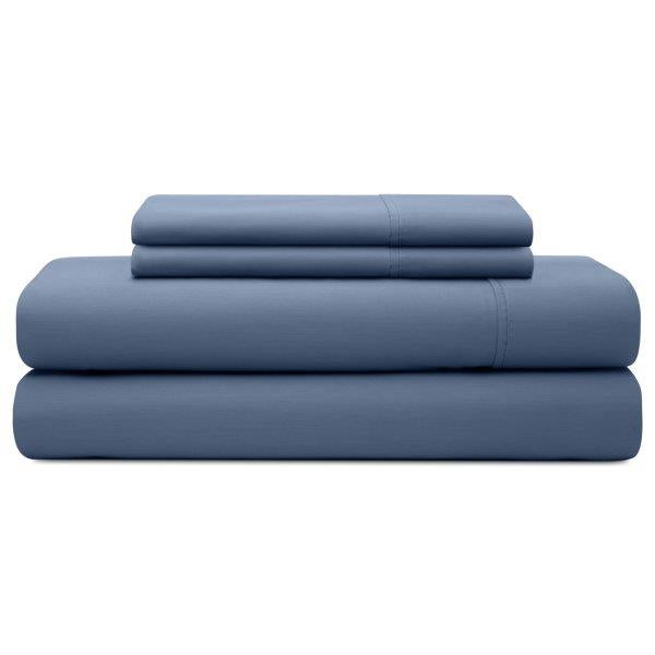 Weekender Double-Brushed Microfiber Sheet Set WK90FFBLMS1 - King/Blue IMAGE 2