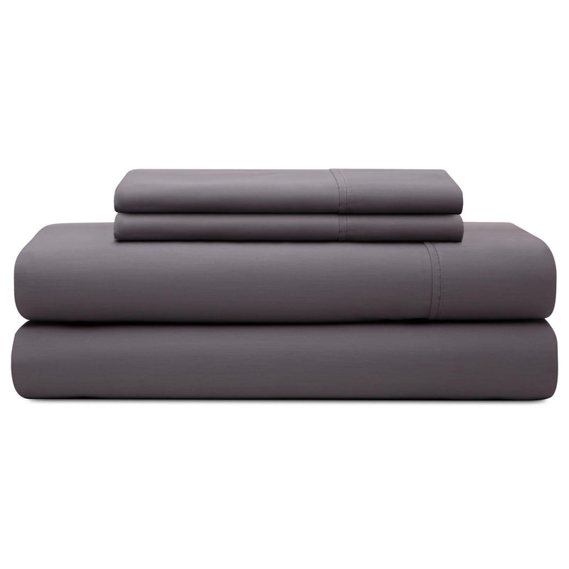 Weekender Rayon from Bamboo Blend Sheet Set WK90SKCHBS - Split King/Charcoal IMAGE 2