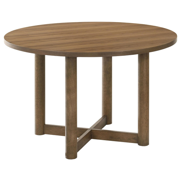 Coaster Furniture Round Crestmore Dining Table 108570 IMAGE 1